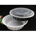 Plastik-Microwavable Wegwerf-runder Nahrungsmittelbehälter 2500ml pp. Mit Deckel / Abdeckung